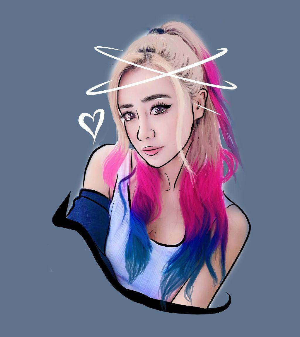 1024x1149 Wengie No Makeup