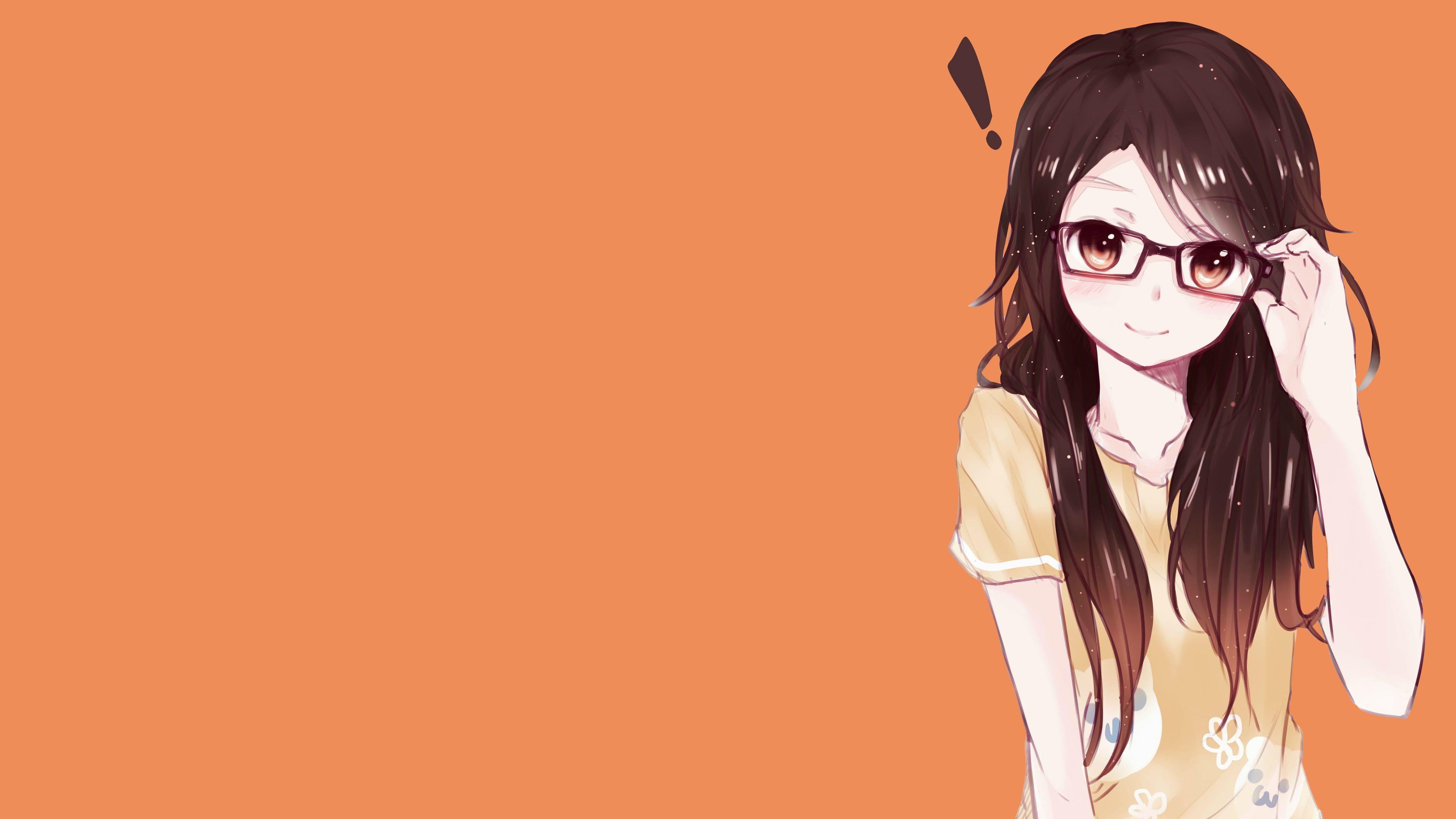 An Anime Girl Holding Her Glasses Up Background 3d Eyeglasses Hd  Photography Photo Background Image And Wallpaper for Free Download