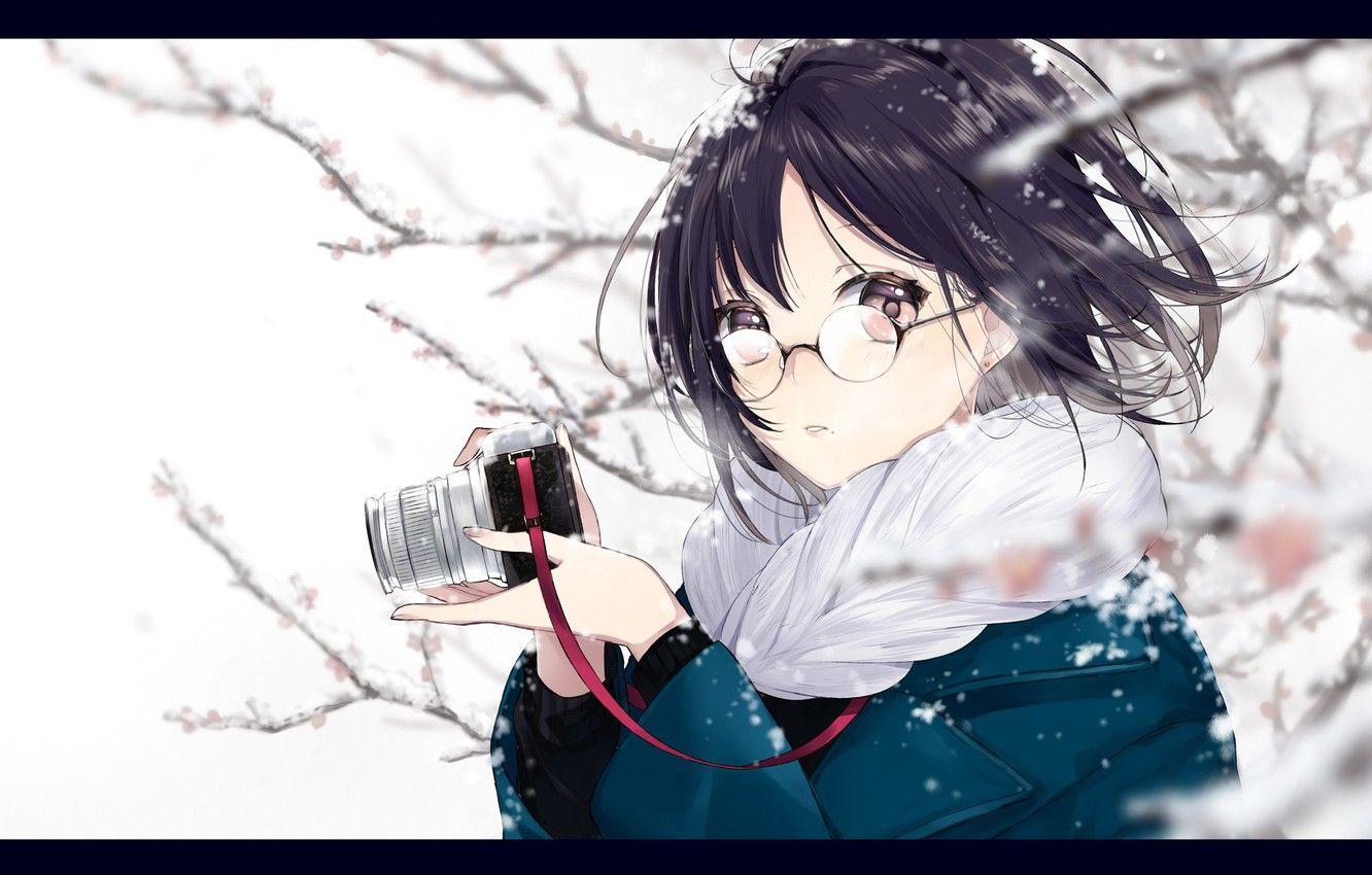 Girl with Glasses Anime Wallpapers - Top Free Girl with Glasses Anime ...