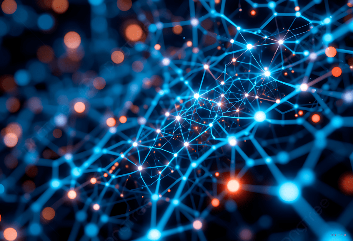 1200x821 Glowing Neural Networks In A High Tech Digital Background, Futuristic Ai Neural Network, Neural Network Design, Machine Learning Background Image And Wallpaper for Free Download