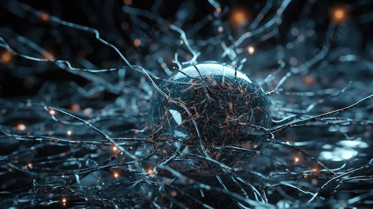 1200x673 Synapse Packed Artificial Neural Network In A 3D Rendered Artificial Intelligence Background, Ai Brain, Digital Human, Machine Learning Background Image And Wallpaper for Free Download