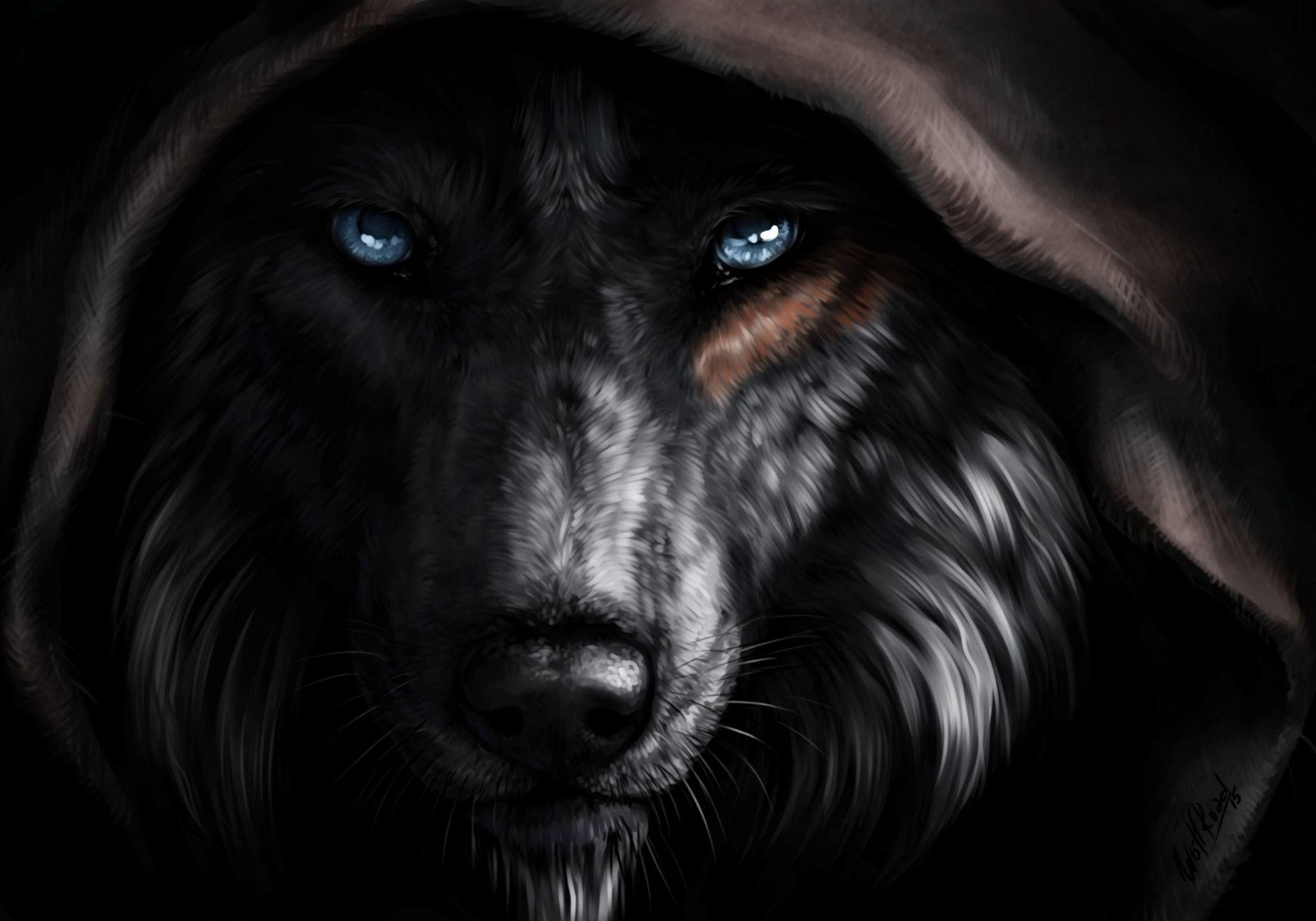 2000x1400 Image result for growling dog fantasy art. Fantasy wolf, Wolf art