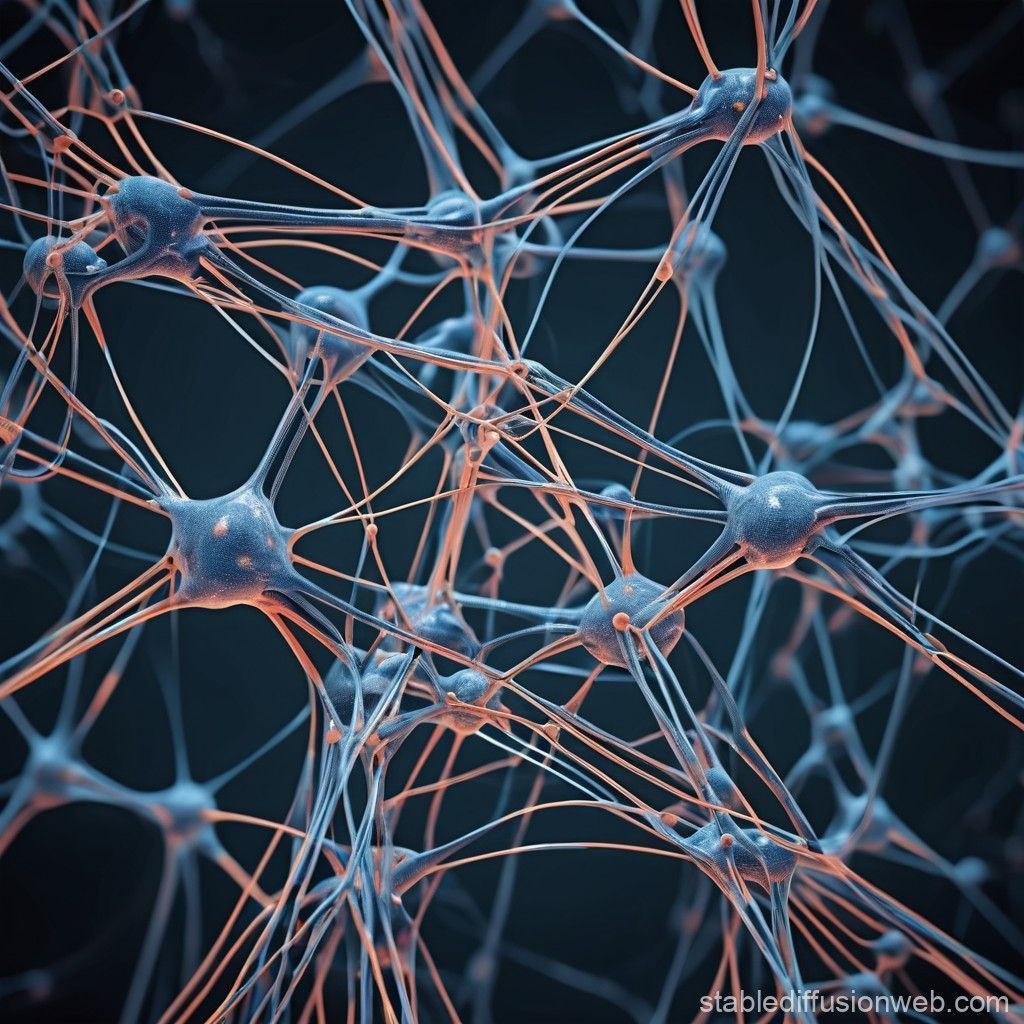 1024x1024 Neural Network Image. Stable Diffusion Online