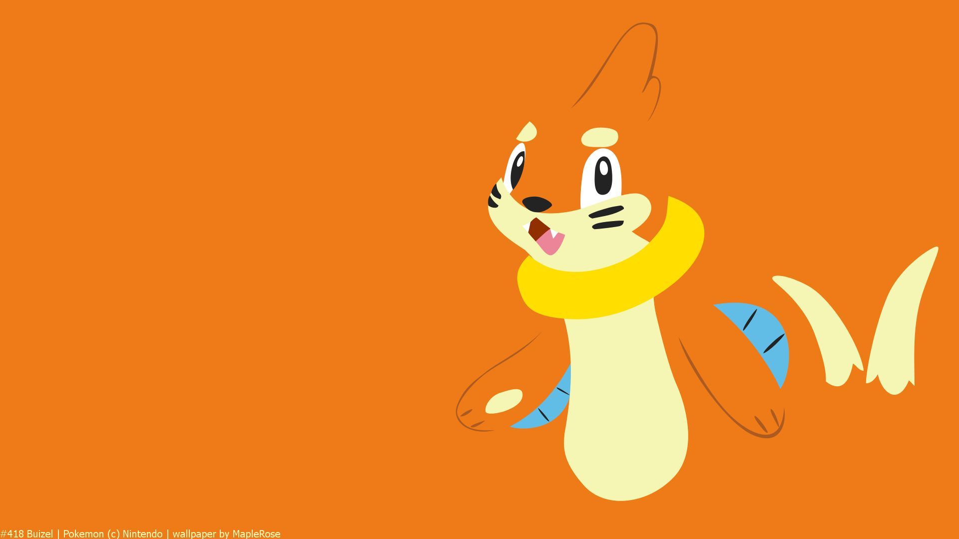1920x1080 Buizel. PokéWalls