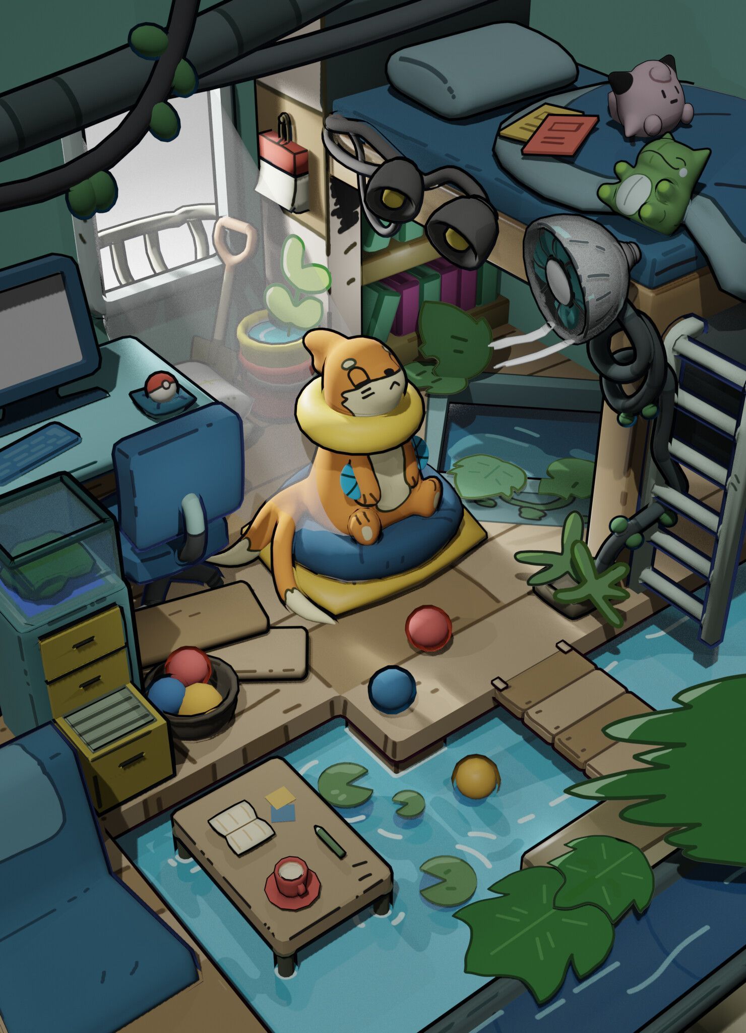 1480x2048 Pokemon Full Art 3D Fanart