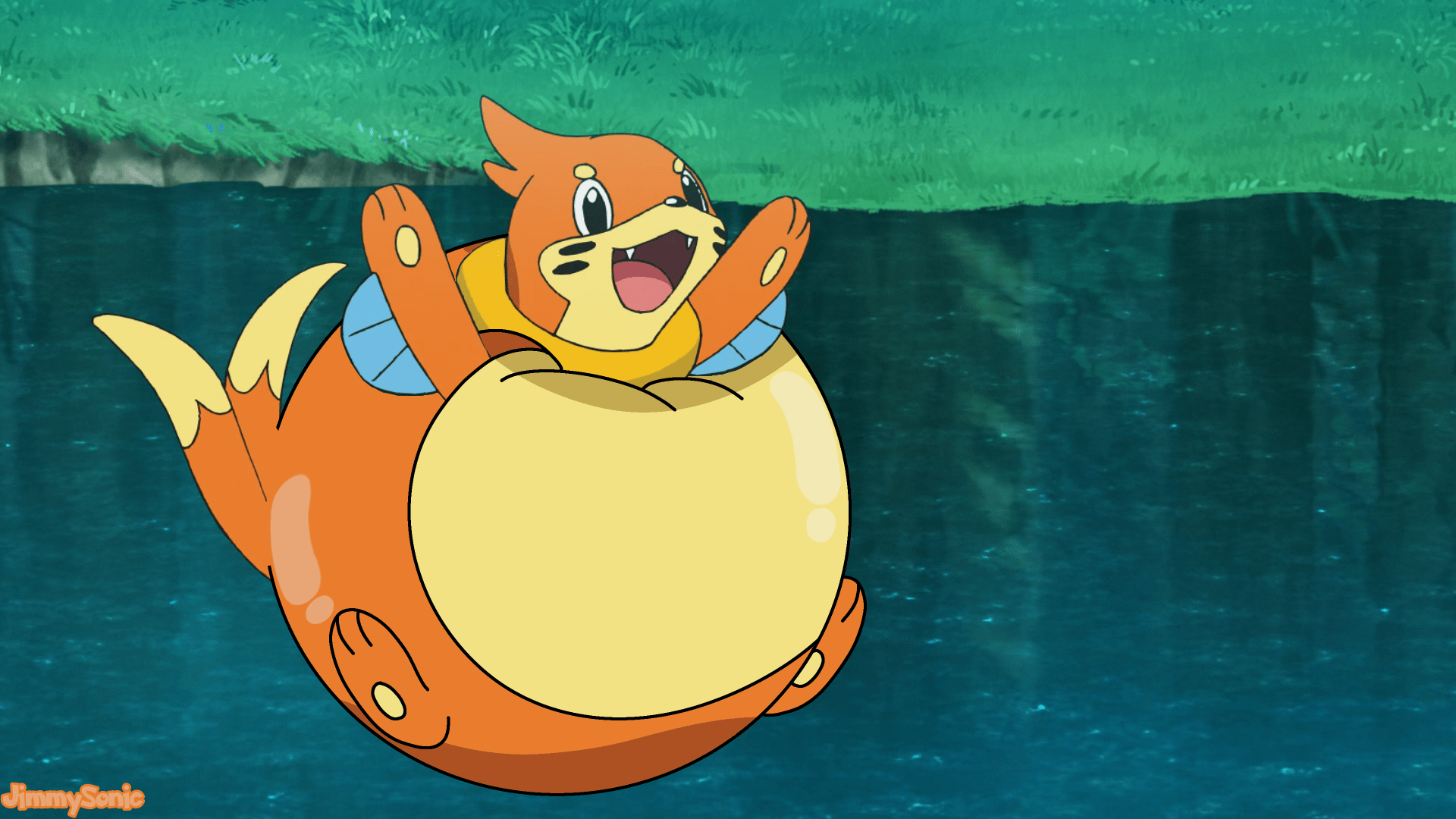 1920x1080 Screenshot Edit) Buizel Ball by JimmySonic - Fur Affinity [dot] net