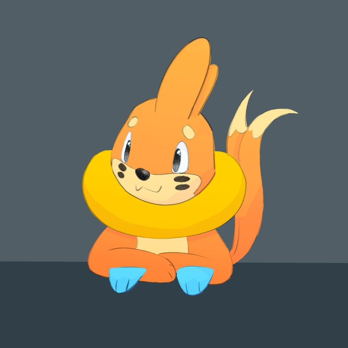 1200x1199 buizel art I made