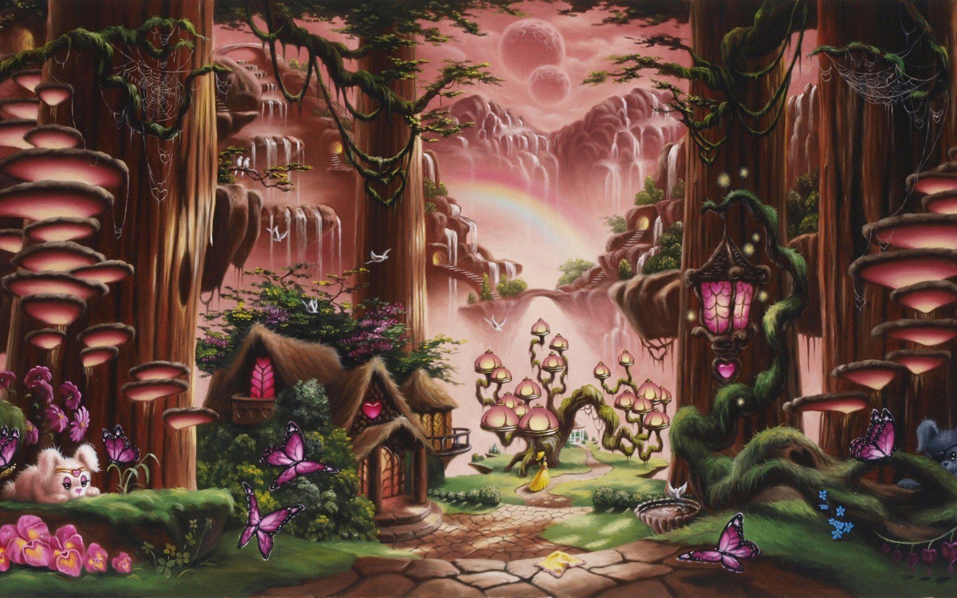 1920x1200 Cute Fairytale Cartoon Art desktop PC and Mac wallpaper