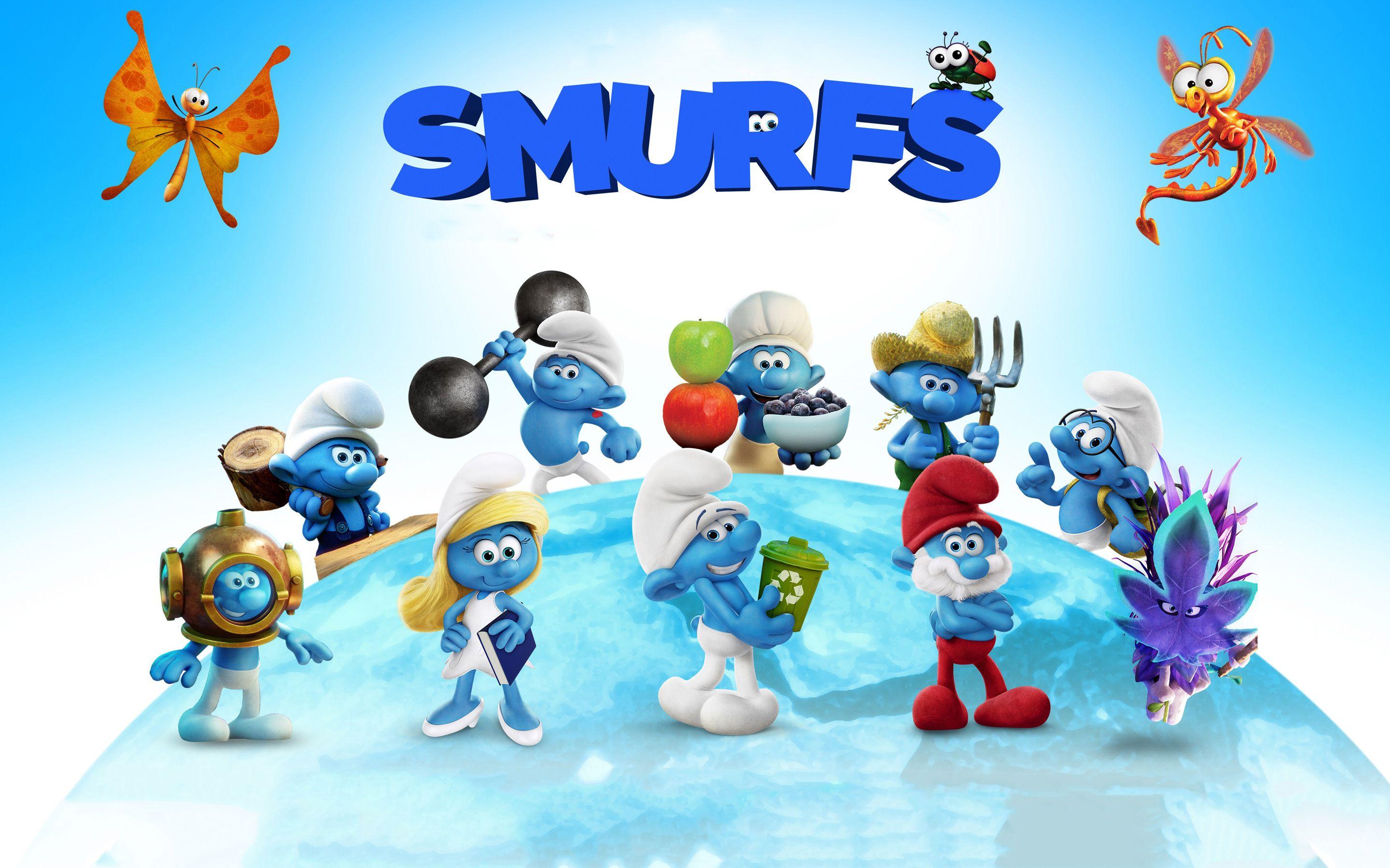 2880x1800 Smurf Wallpaper HD