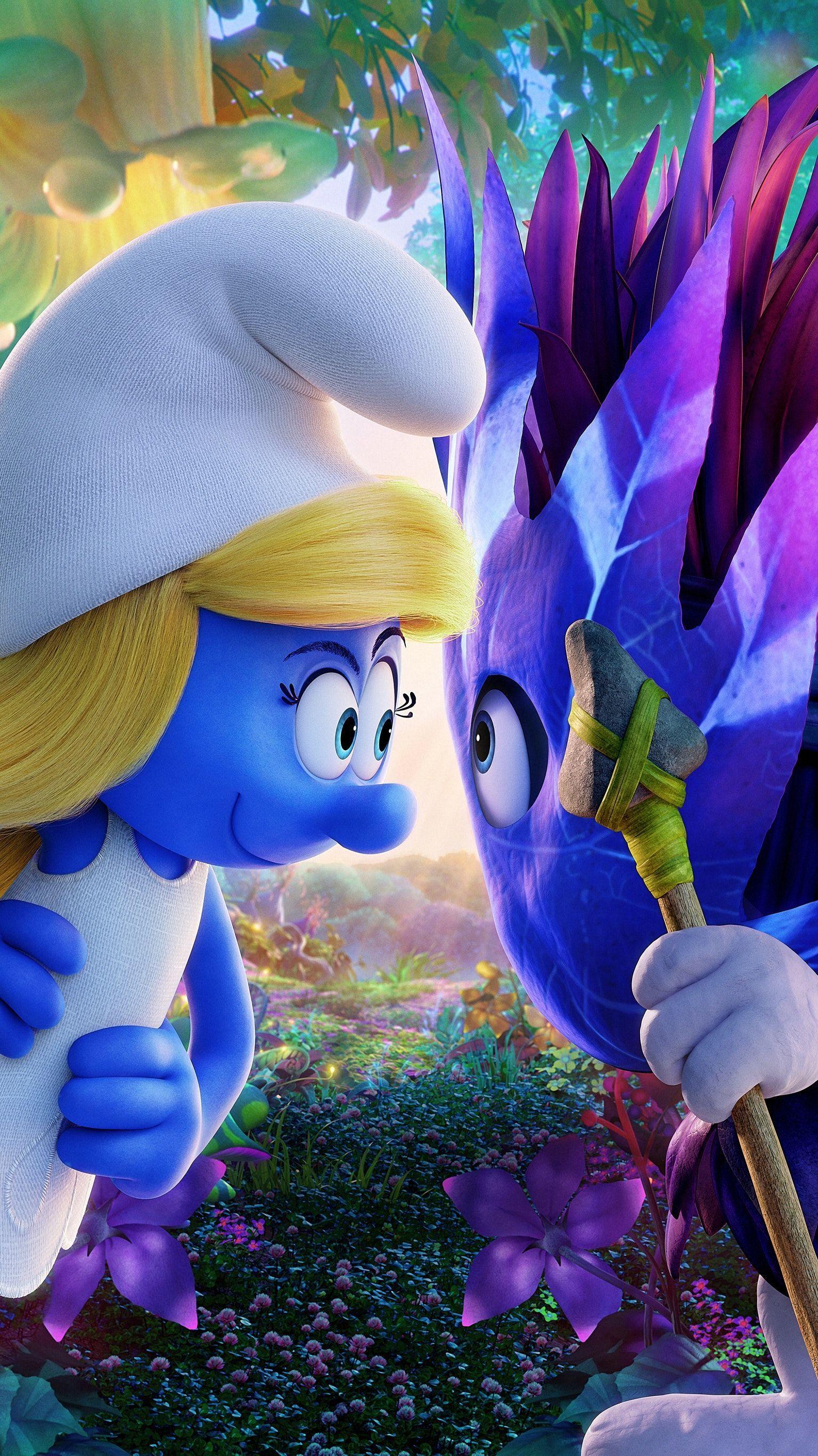 1536x2733 Smurfs: The Lost Village (2017) Phone Wallpaper. Moviemania. Cute disney wallpaper, Smurfs, Cartoon wallpaper