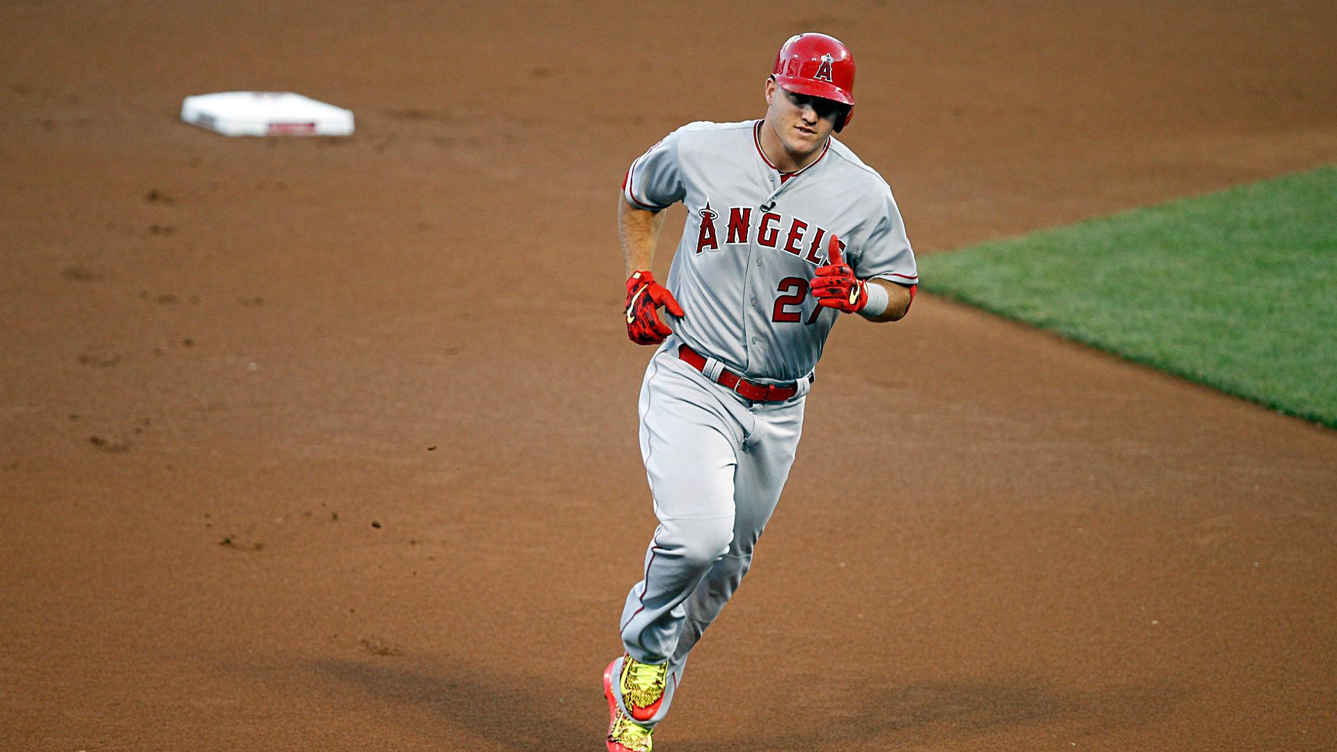 1920x1080 Mike Trout Desktop Wallpaper (1920x1080 px, 0.3 Mb)
