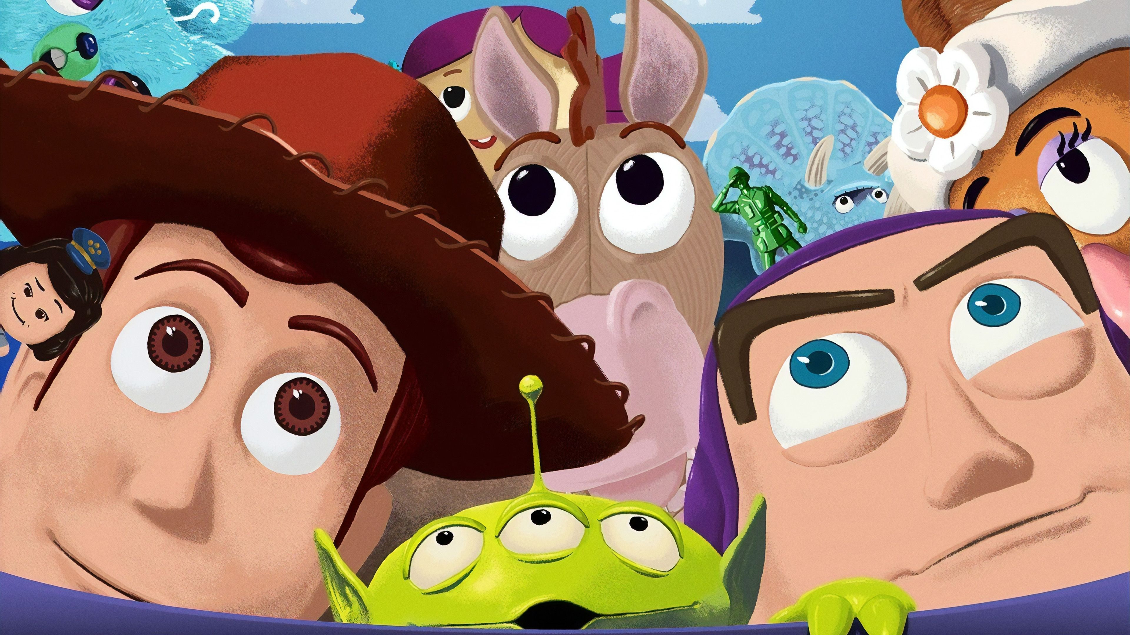 3840x2160 Buzz Lightyear Woody Toy Story 4 4K HD Toy Story 4 Wallpaper