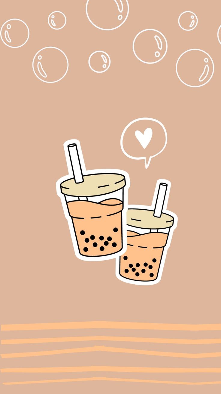736x1308 bubble tea wallpaper