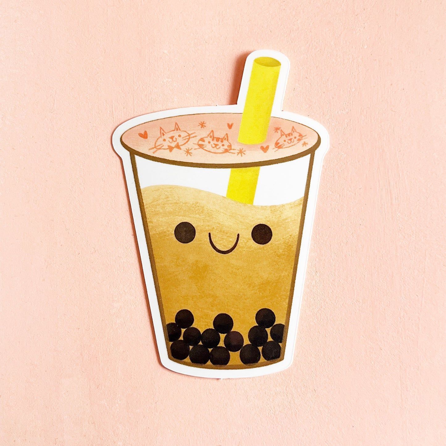 1445x1445 Boba Milk Tea Sticker