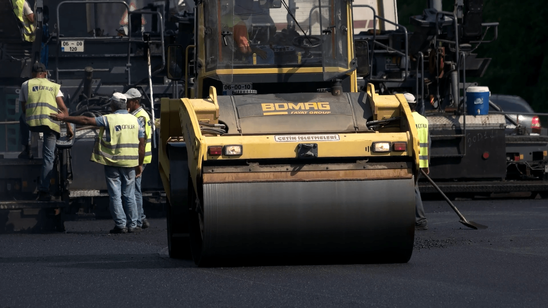1920x1080 Roller Compactor Stock Footage: Royalty Free Video Clips