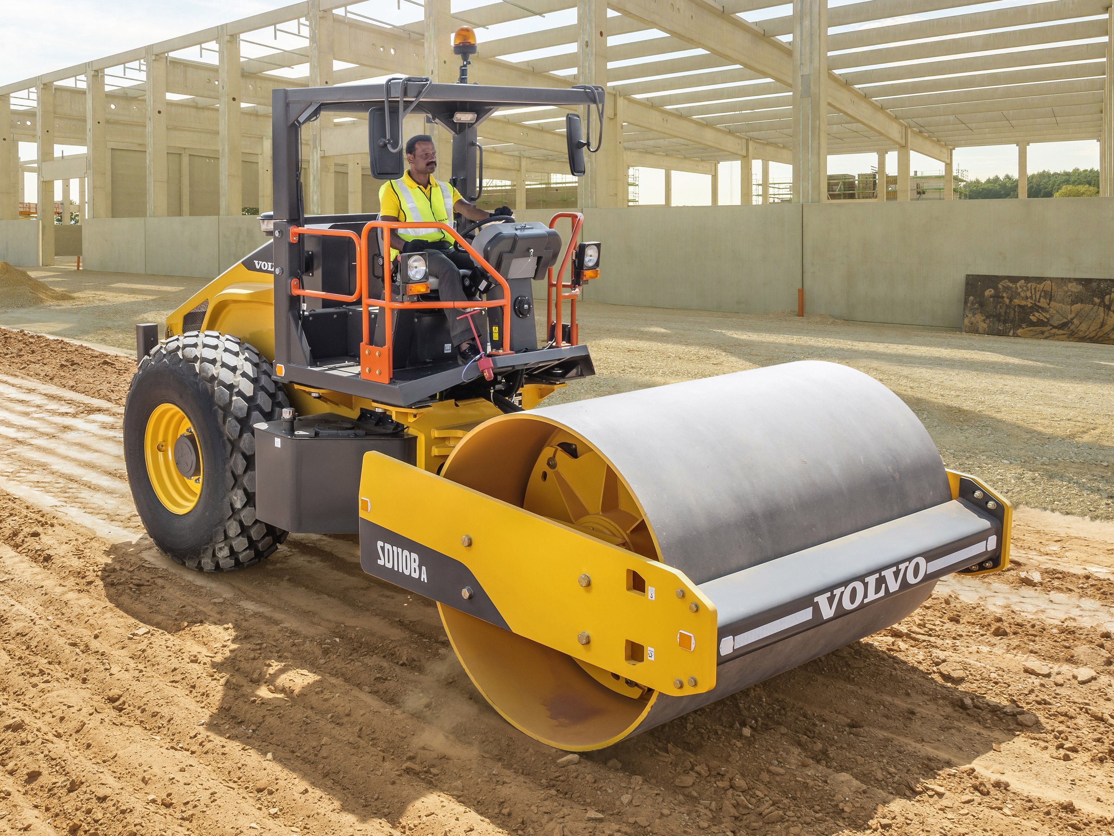3600x2700 2017 20 SD110BA Road Roller, Volvo Technics, HD Wallpaper