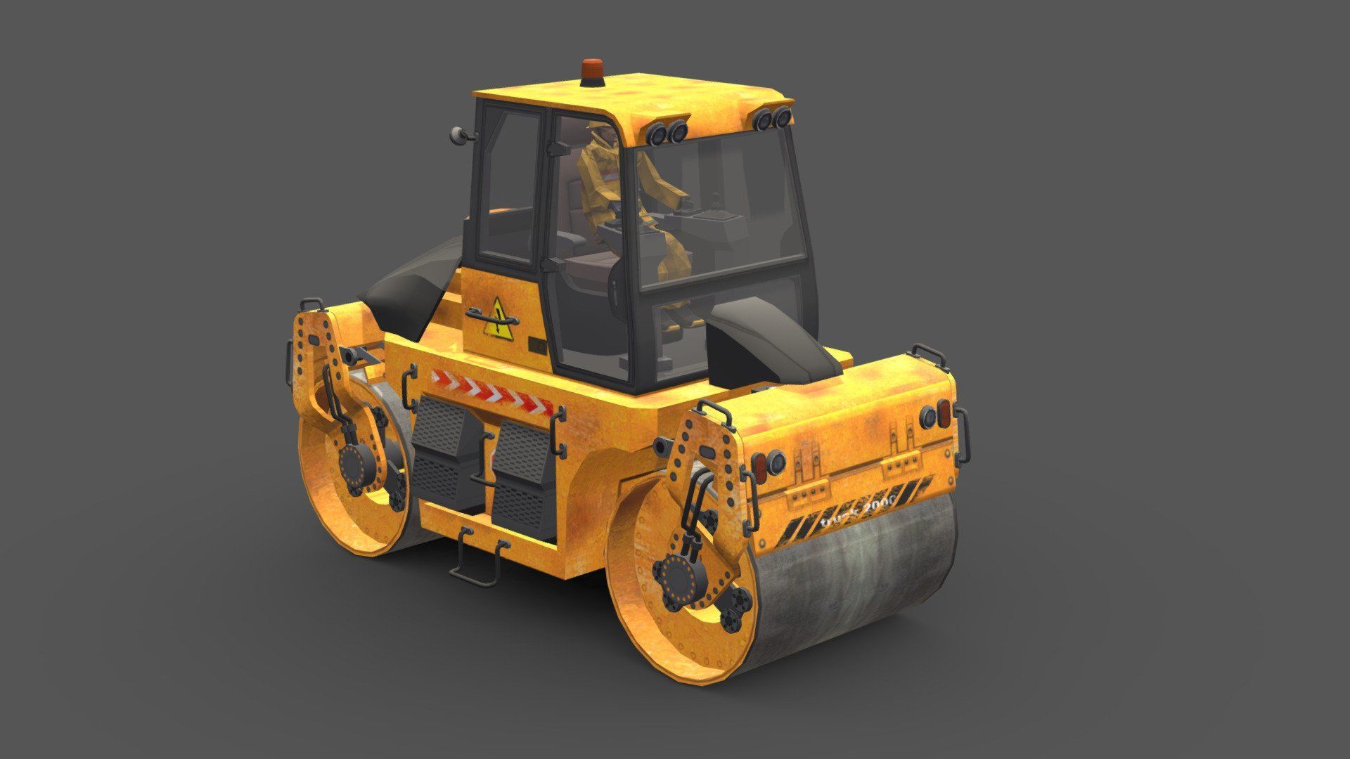 1920x1080 Road roller truck Free 3D model by Sidra [744cd75]