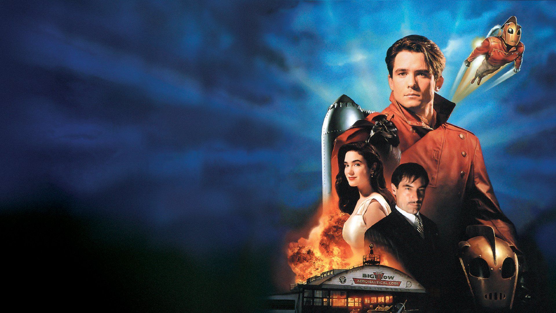 1920x1080 Download Timothy Dalton Jennifer Connelly Movie The Rocketeer HD Wallpaper