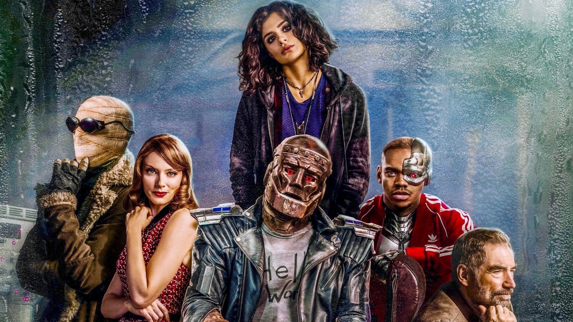 1920x1080 Download Chief (DC Comics) Timothy Dalton Cyborg (DC Comics) Joivan Wade Negative Man Elasti Girl April