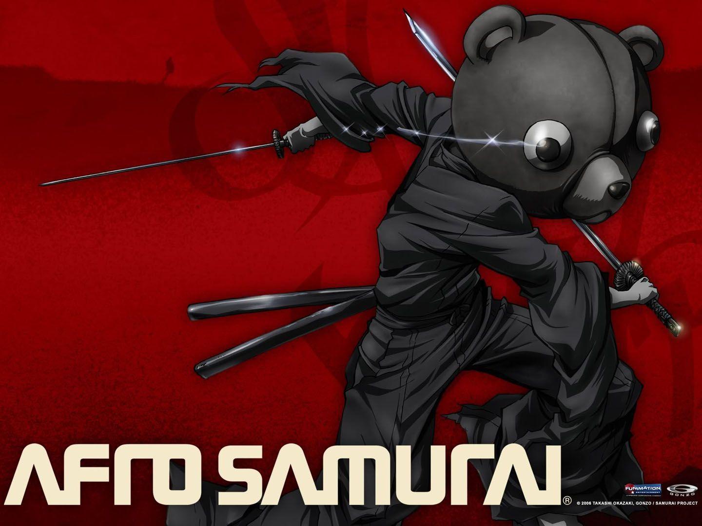1440x1080 Afro Samurai Ninja Teddy Bear. Cosplay ideas. Afro