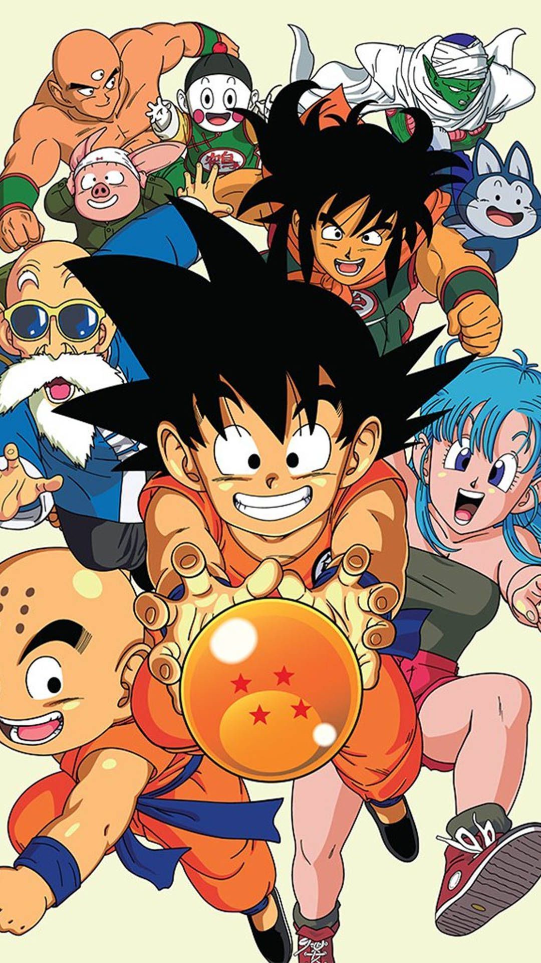 1080x1920 Download Characters Of Dragon Ball Z iPhone Wallpaper