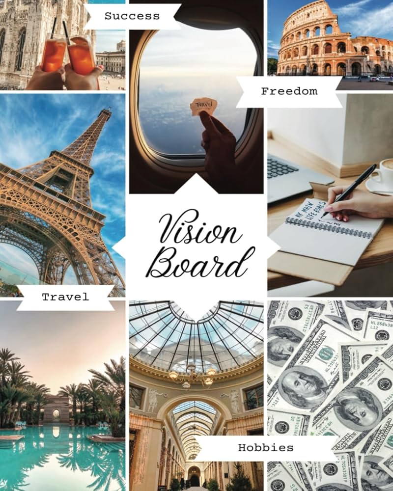 800x1000 Vision Board Clip Art Book for Men & Women: Create Powerful Vision Boards from Inspiring Picture, Words and Affirmation Cards (Vision Board. Board Supplies): Luxury, Riches and Lifestyle: A, Mahreen