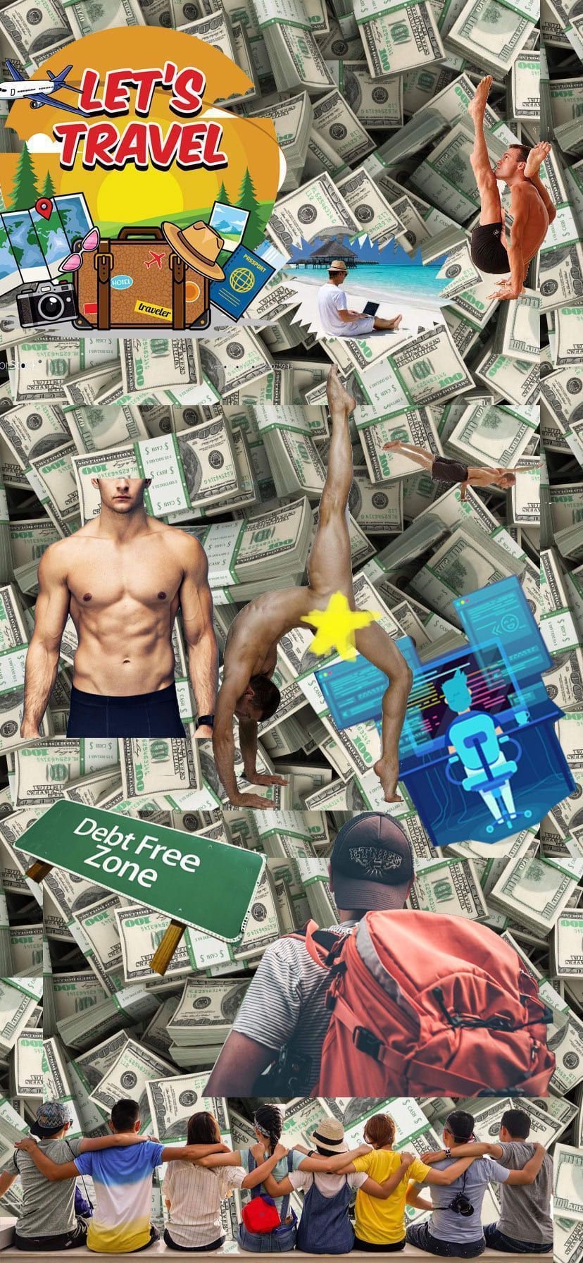 828x1792 create an awesome digital vision board for your phone wallpaper