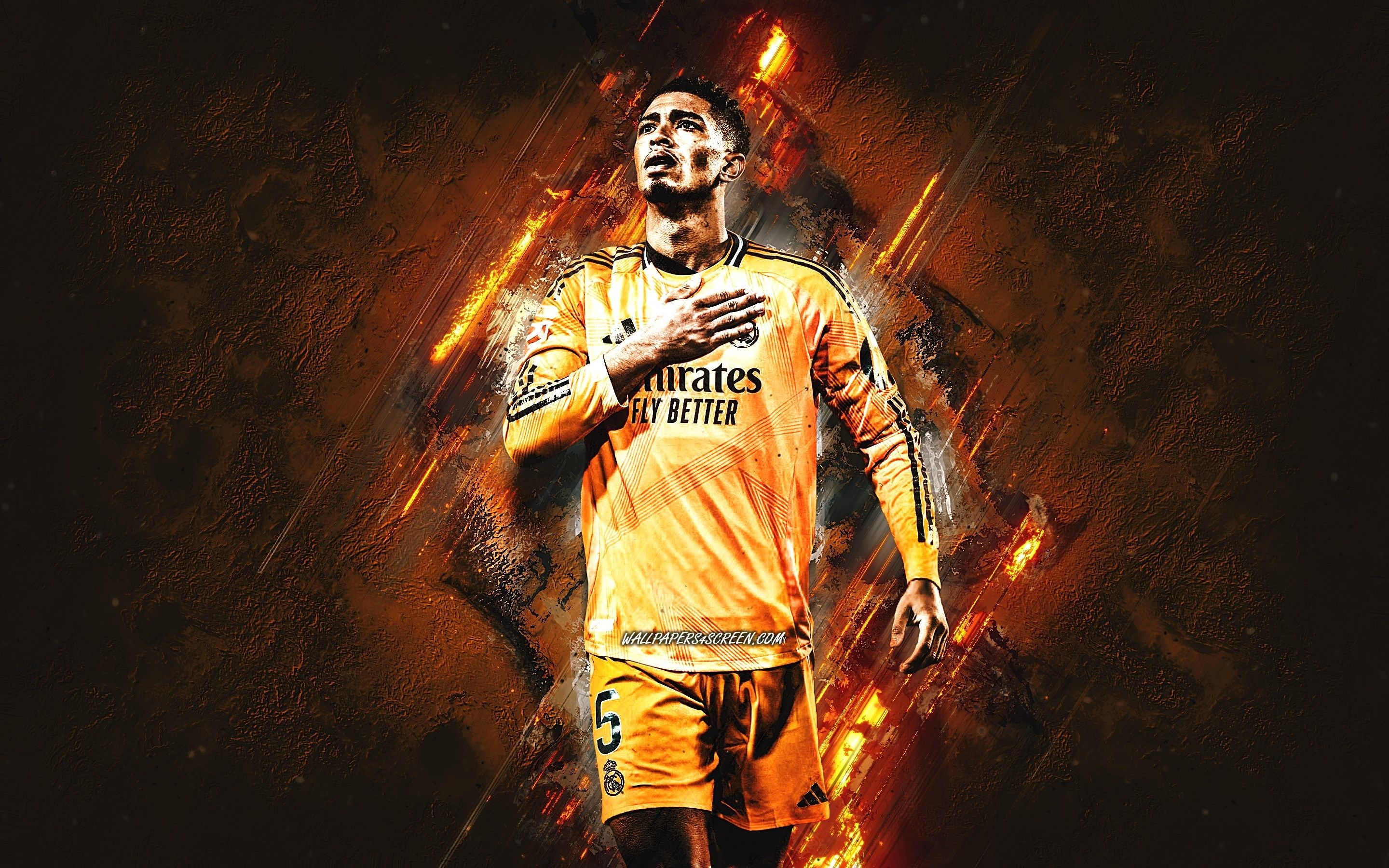 2880x1800 Wallpaper British, football, soccer, Real Madrid, madridista, Hala Madrid, Real Madrid CF, Bellingham for mobile and desktop, section спорт, resolution 2880x1800
