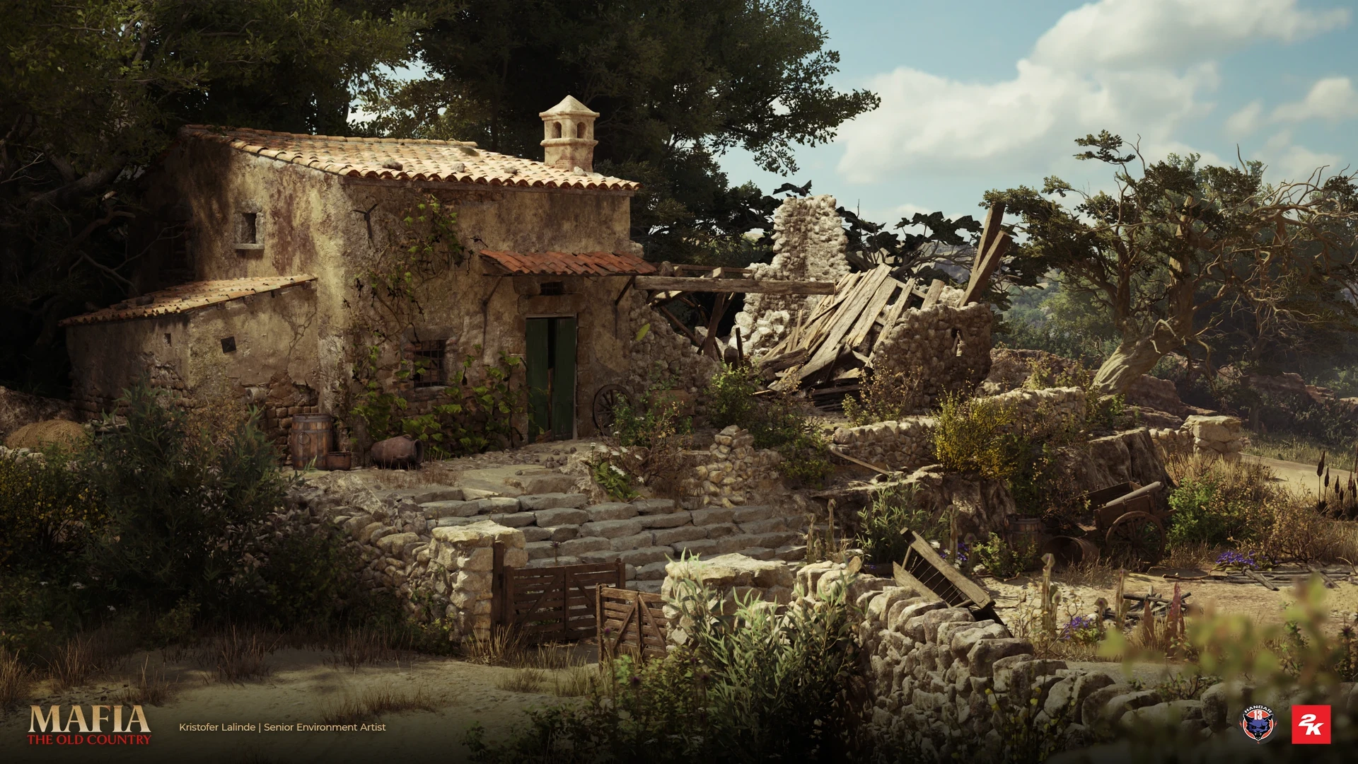 1920x1080 Mafia The Old Country Captains Environment Art