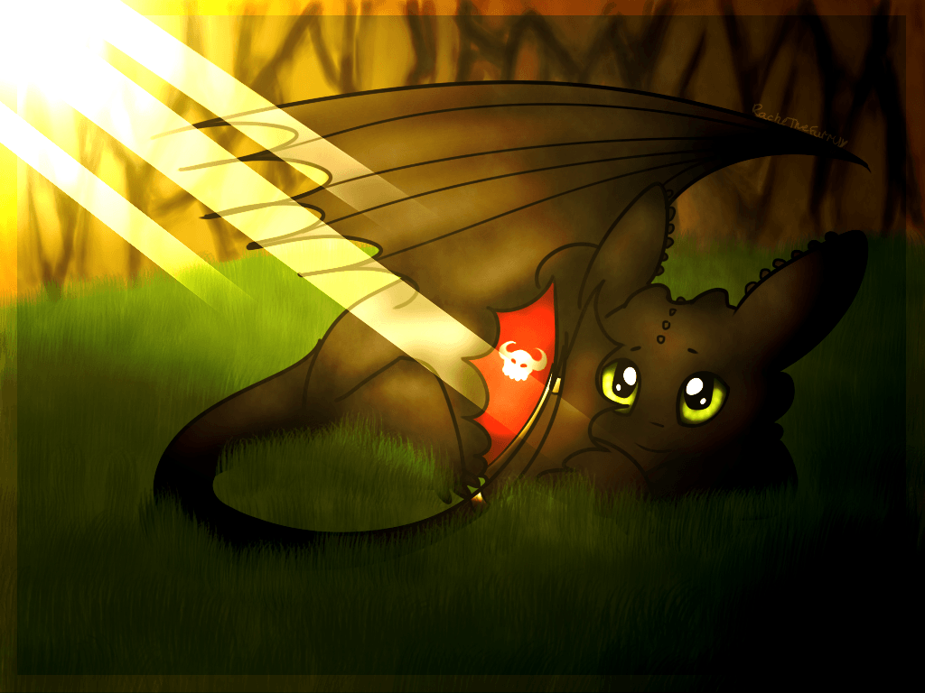 1024x768 Toothless Wallpaper