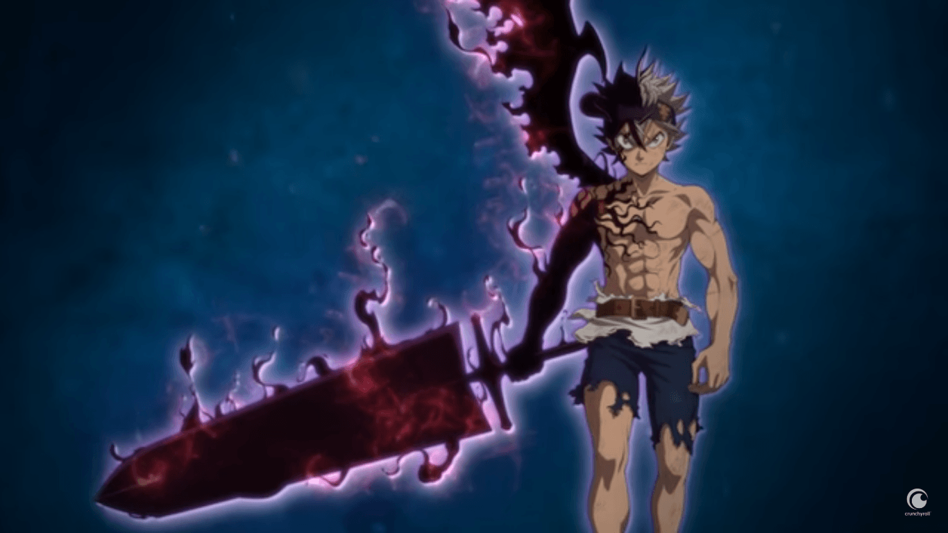 1366x768 Asta Black Clover Wallpaper