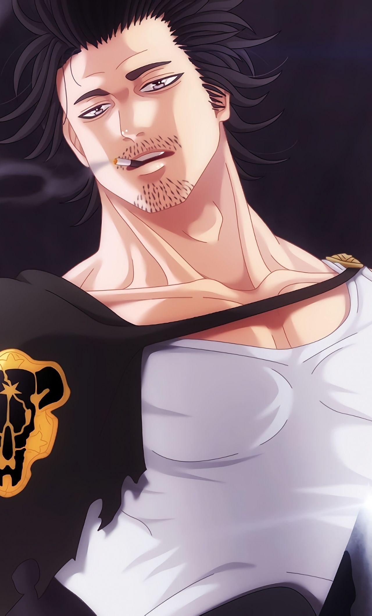 1280x2120 Wallpaper Black Clover, Yami Sukehiro, Anime Clover