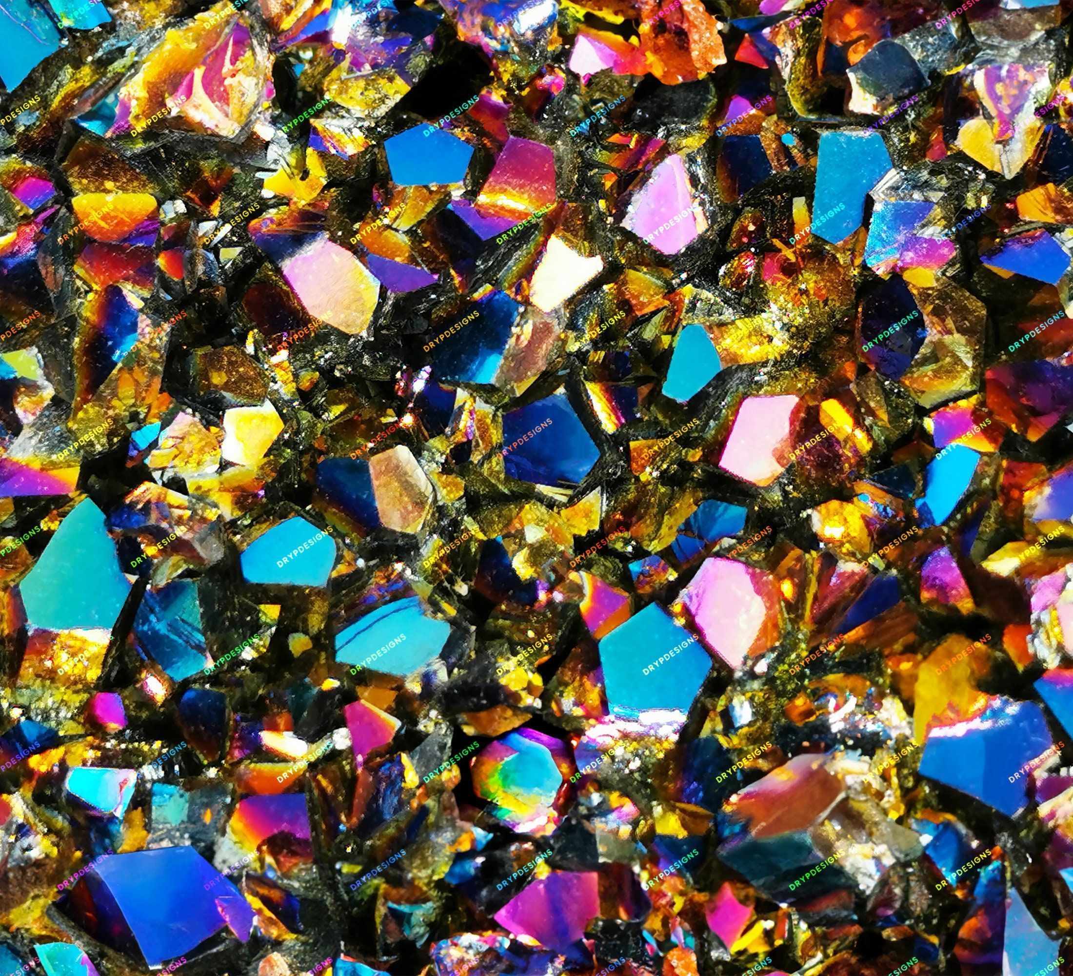 2200x2000 Rainbow Crystal Gemstone Seamless Background Texture Shiny Opal Geode Digital Paper Wallpaper Digital Download Files