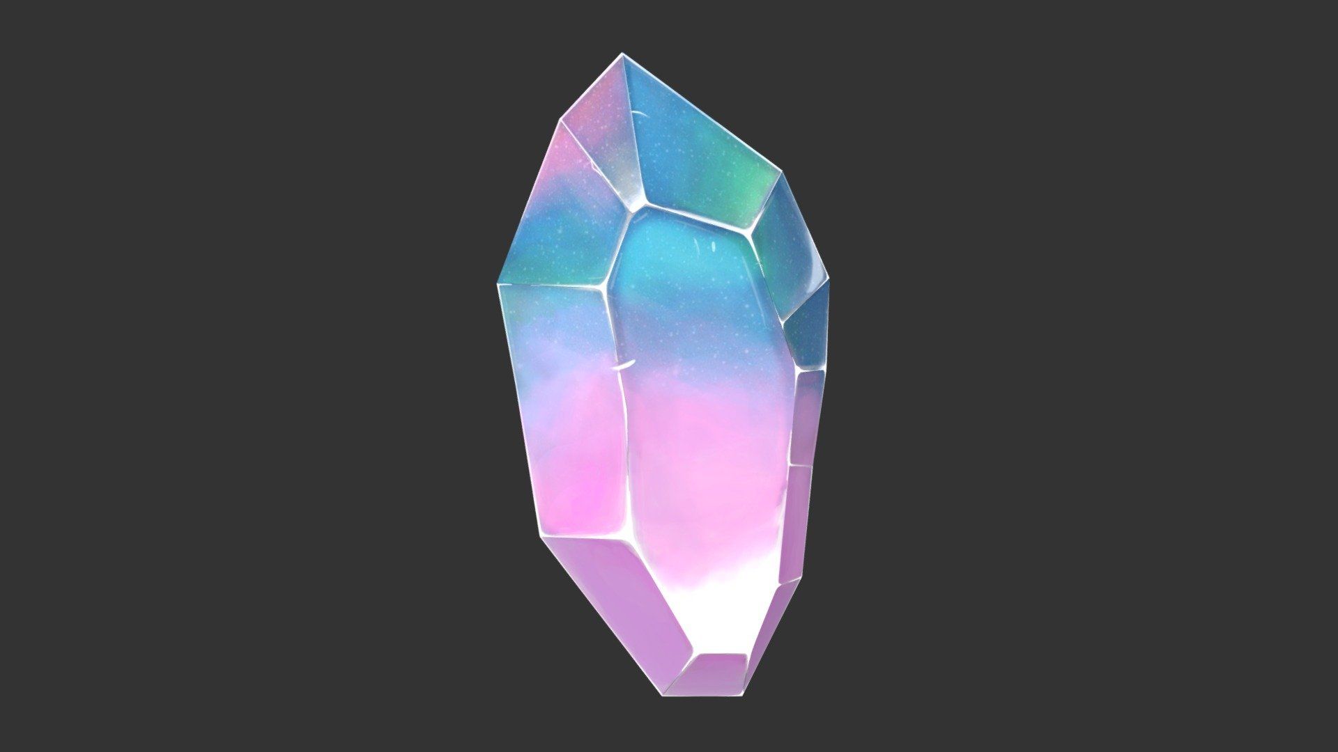 1920x1080 Handpainted Rainbow Crystal model by Caroli [8283f88]