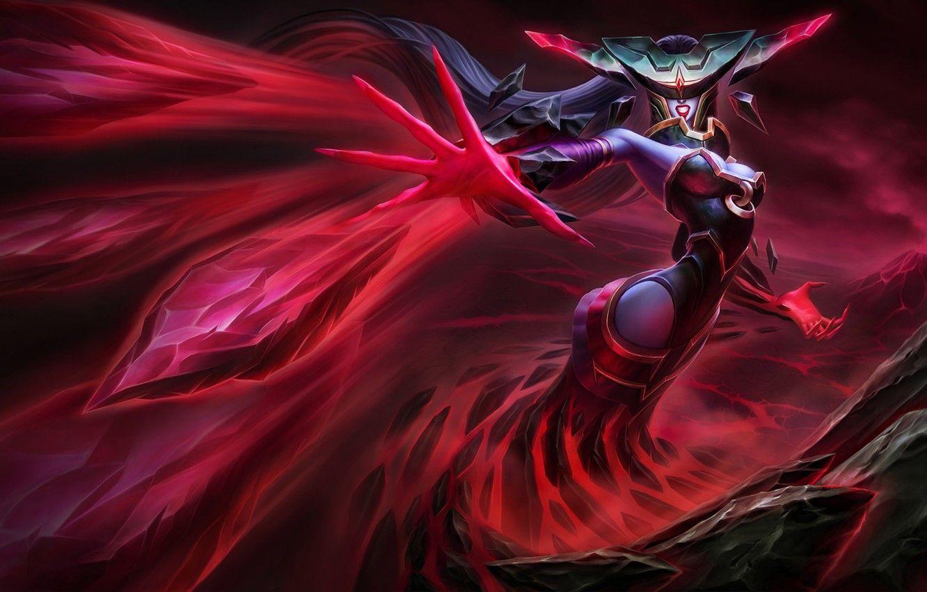 1332x850 Wallpaper League of Legends, Ice Witch, lissandra, bloodstone