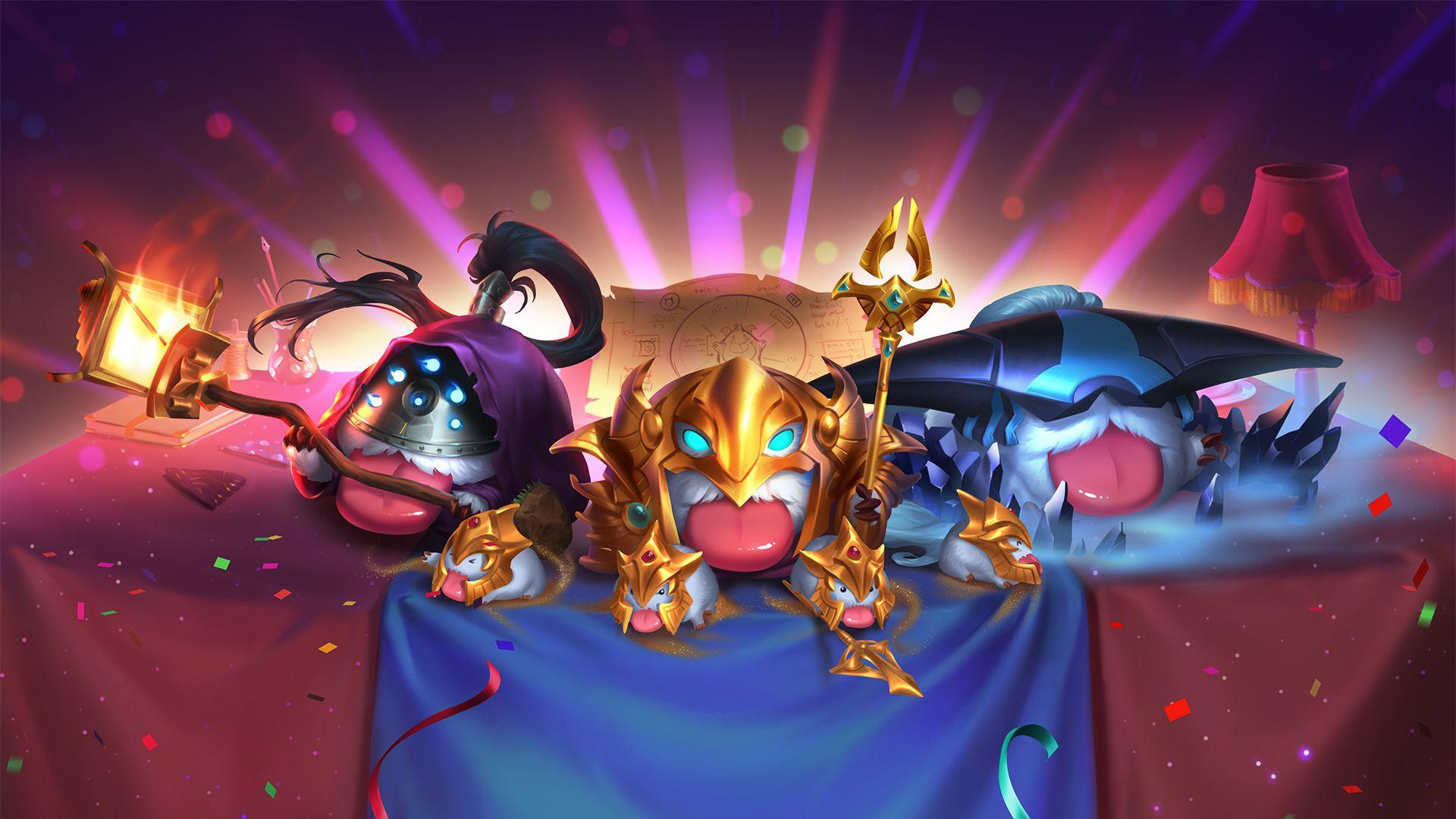 1920x1080 Poro Jax Azir and Lissandra HD Wallpaperx1080