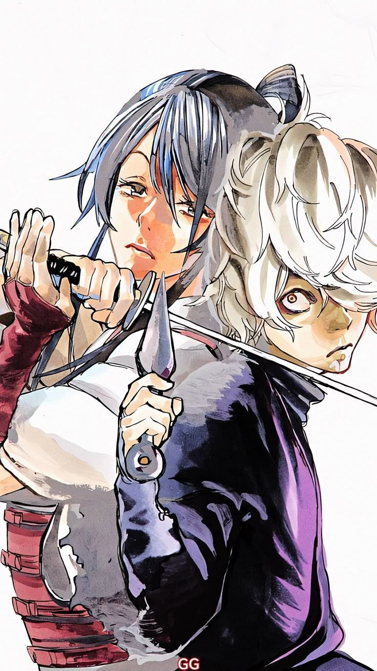 736x1308 Gabimaru and Yamada Asaemon Sagiri │ Hell's Paradise │ 地獄楽