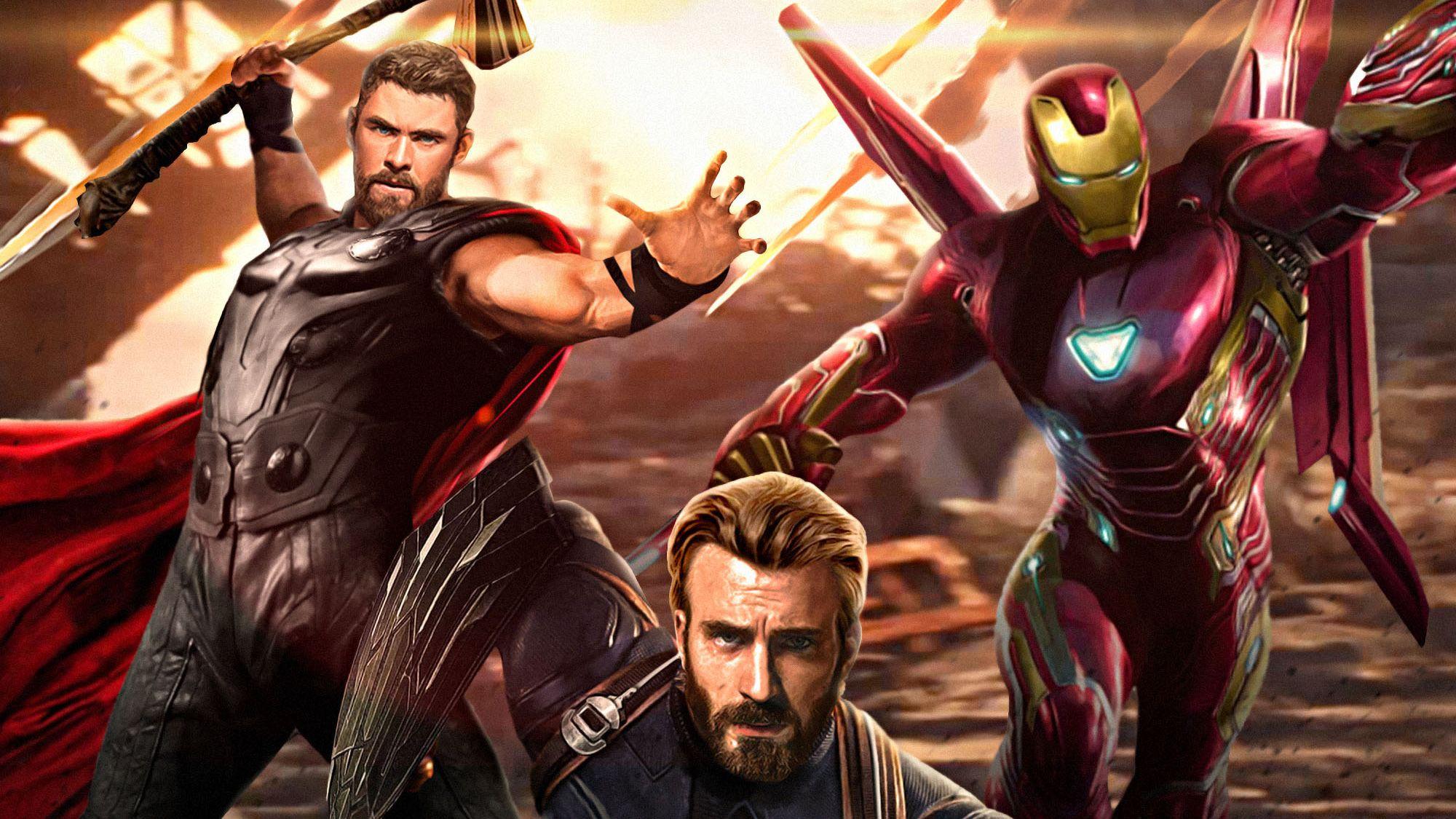 2000x1125 Avengers Infinity War Captain America Ironman Thor