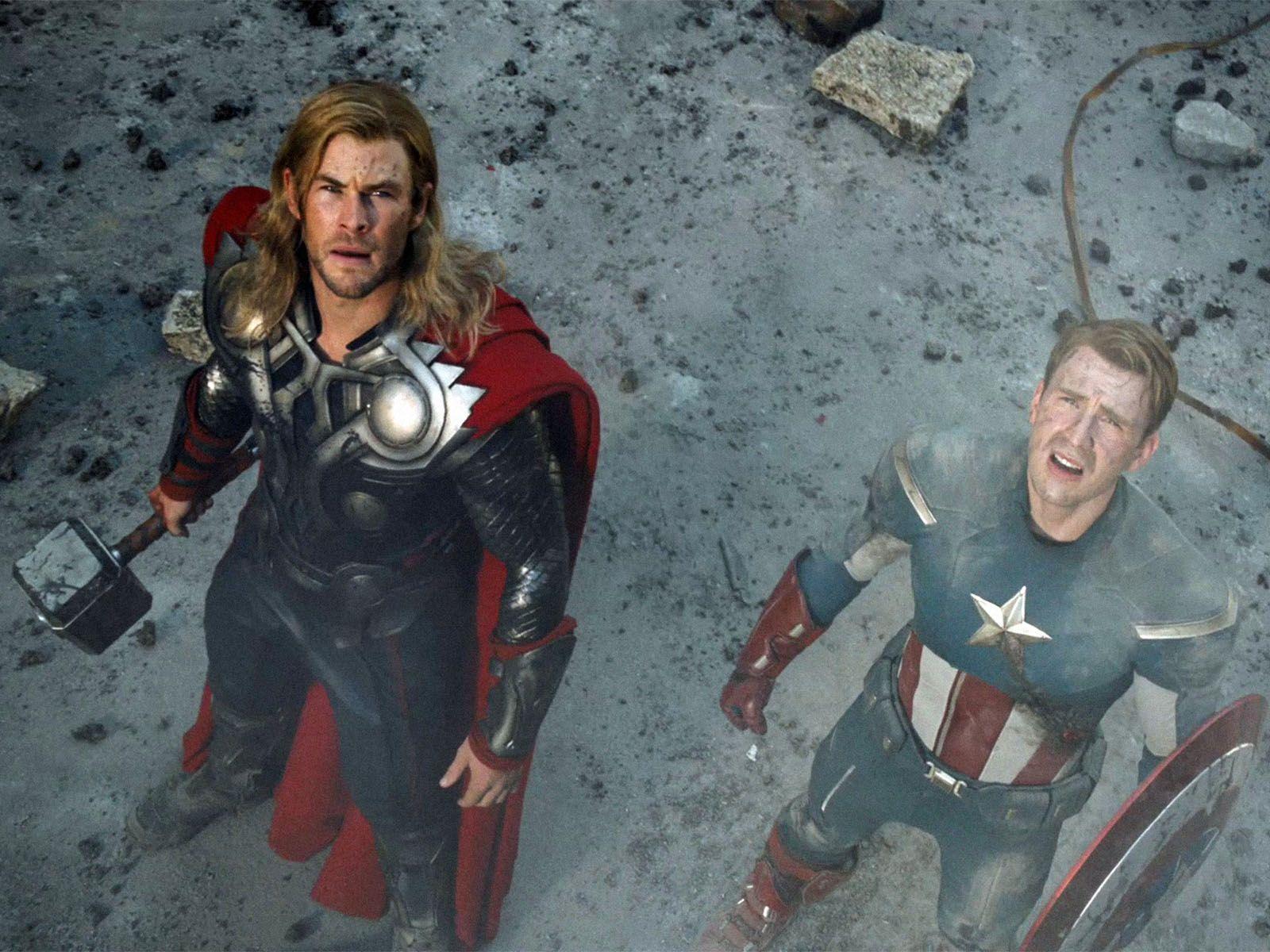 1600x1200 Free download Thor and Captain America wallpaper Thor and Captain