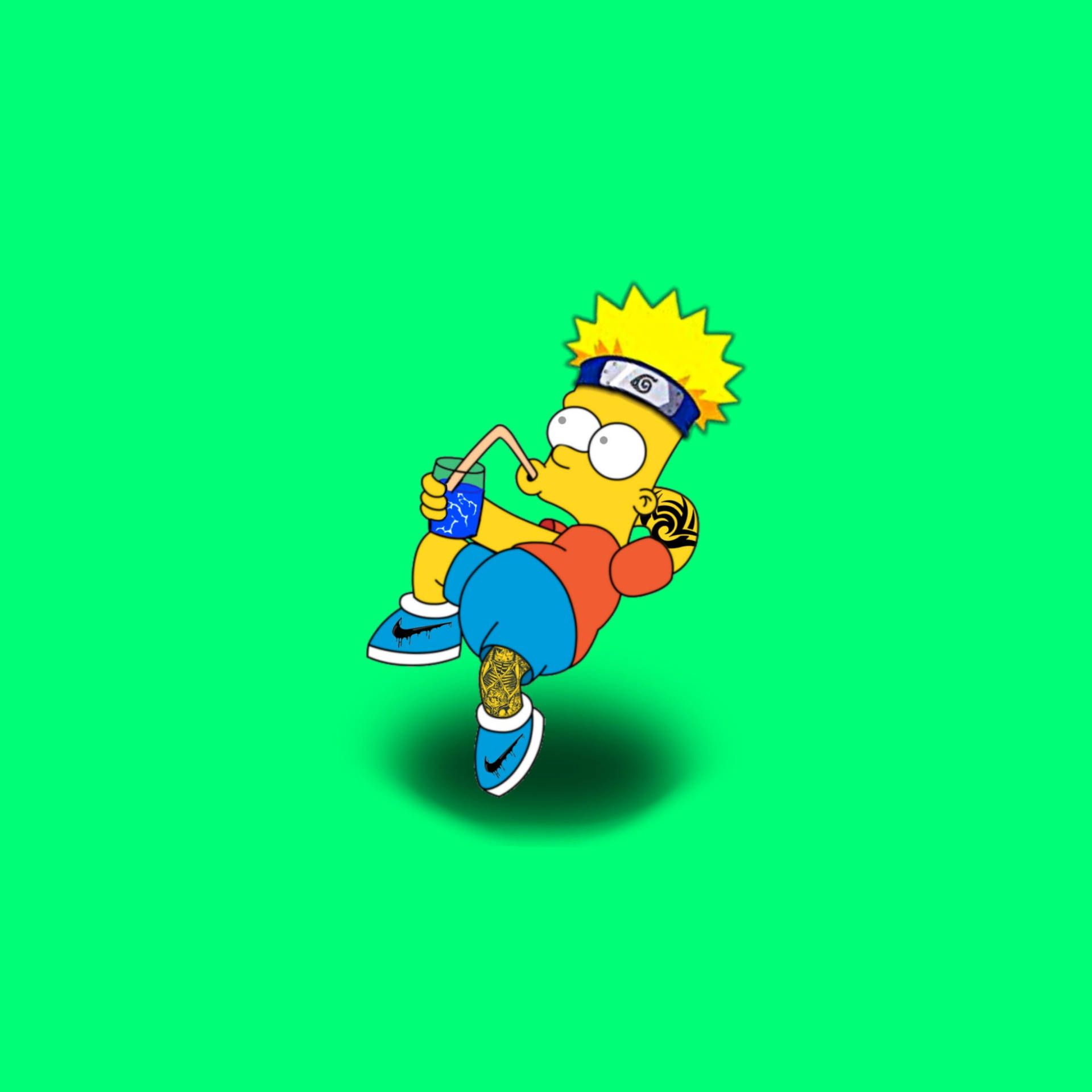 1920x1920 Cartoon Nike Shoes Wallpaper