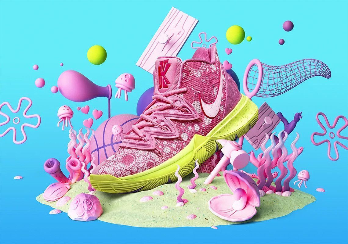 1140x800 Kyrie 5 Spongebob Wallpaper