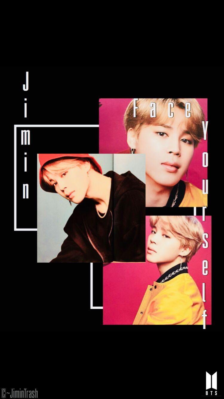 Jimin Edit Pink Phrases Aesthetic Image By Luuh