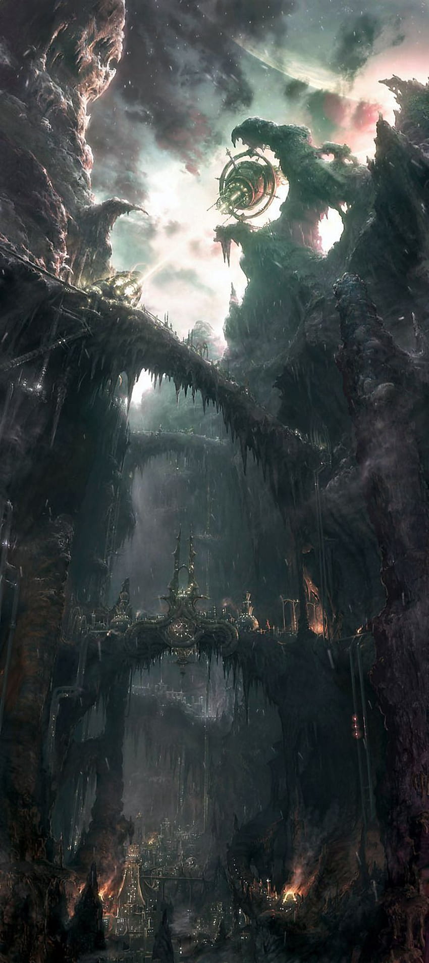 850x1907 √ Android Fantasy, dark fantasy phone HD phone wallpaper