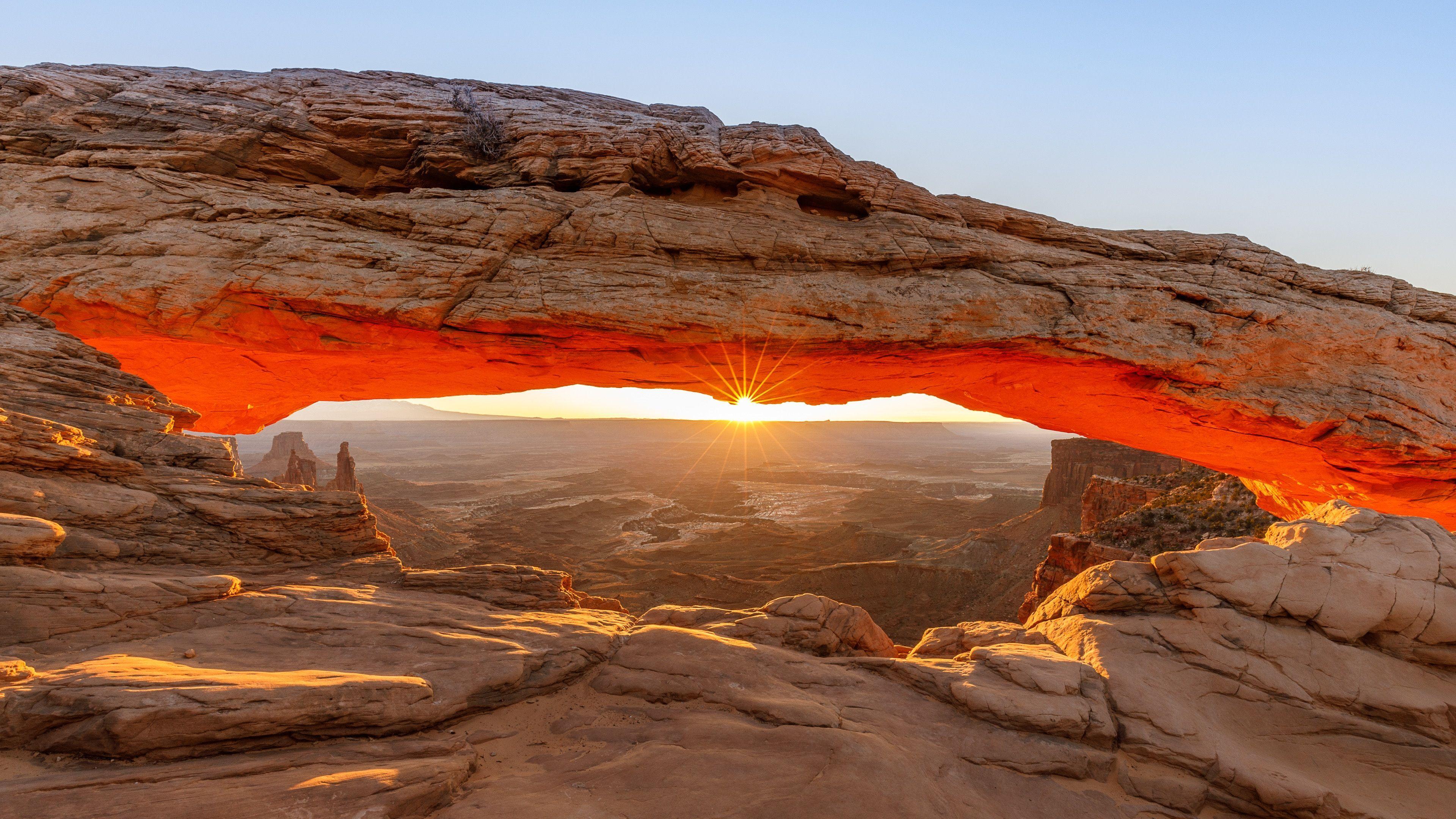 3840x2160 HD Wallpaper #MesaArch Arches National Park, #Moab Yellowstone