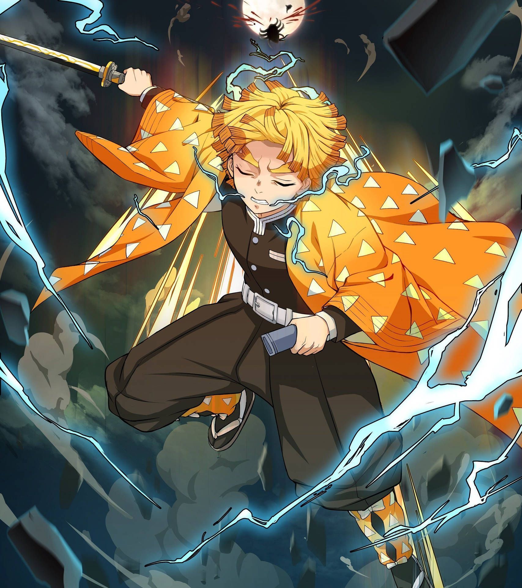 1707x1920 Zenitsu Pfp Wallpaper