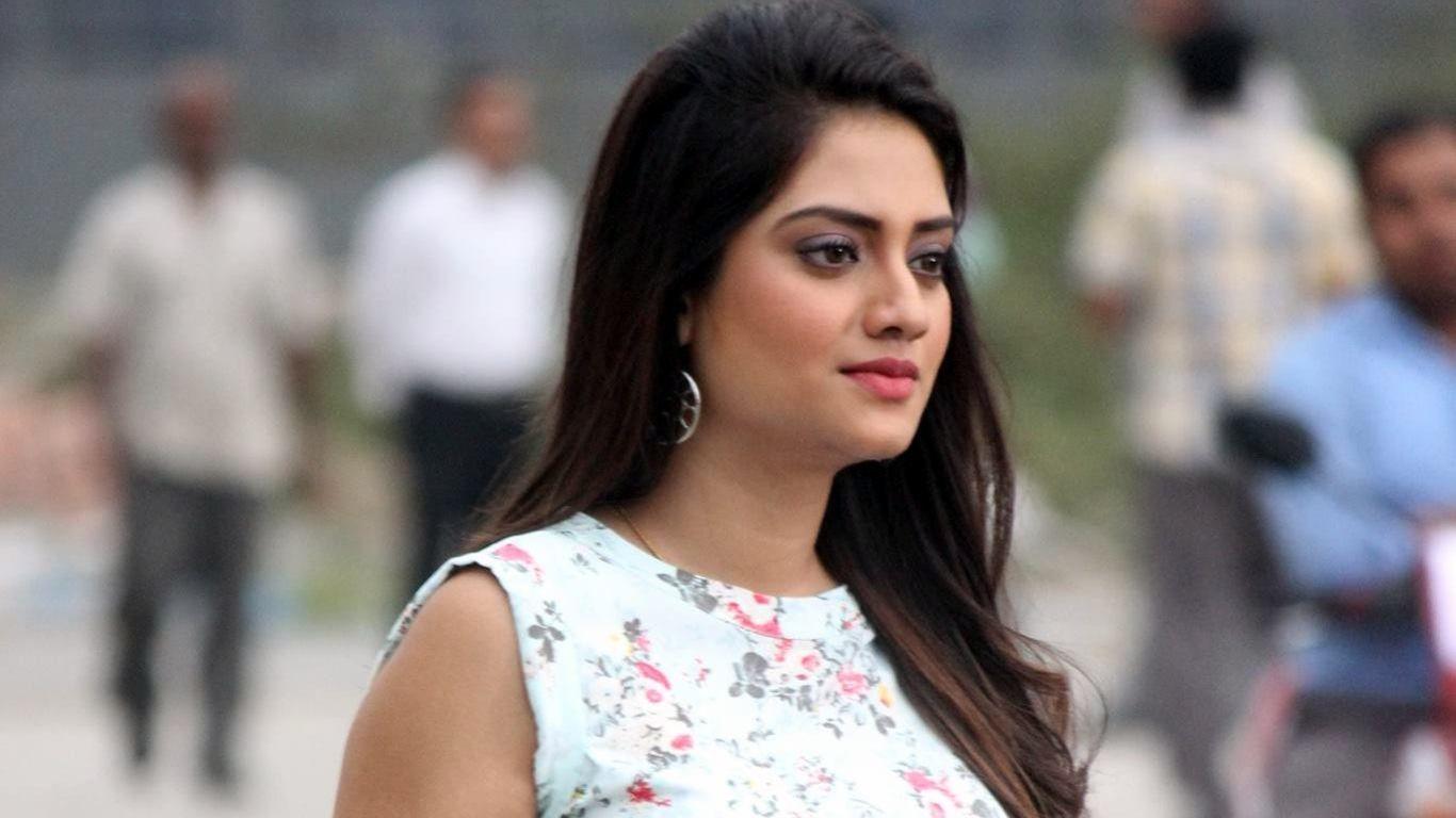 1366x768 Indian Bangla Movie Actress Nusrat Jahan HD Photo Bangla