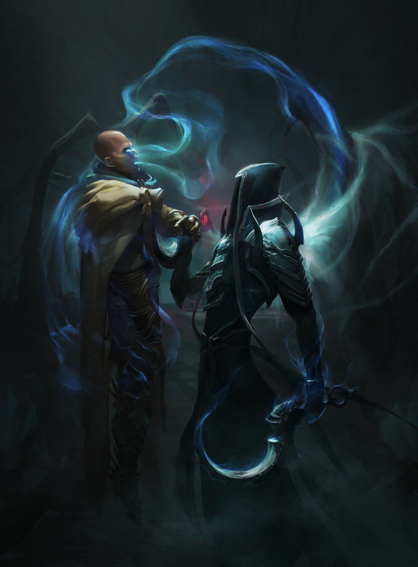 1416x1920 Diablo 3 Auriel wallpaper, Diablo 3: Reaper of Souls, Maltael