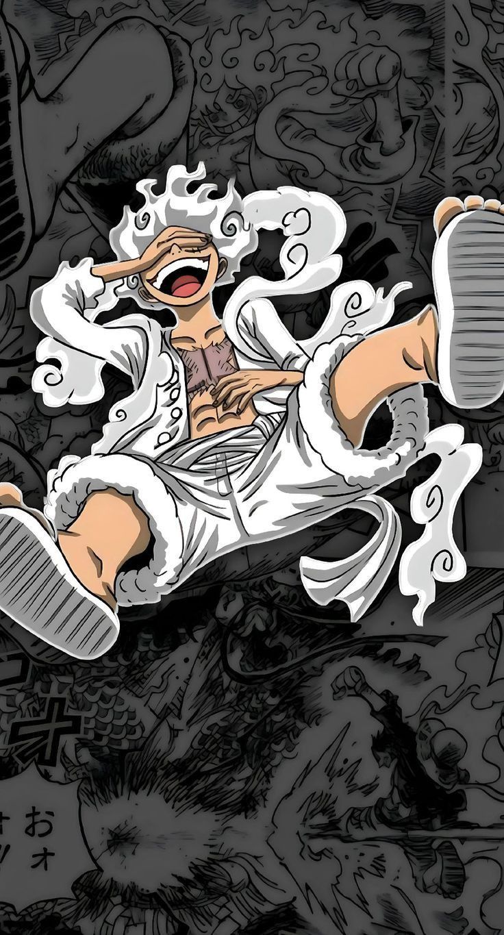 736x1365 Luffy gear 5 wallpaper