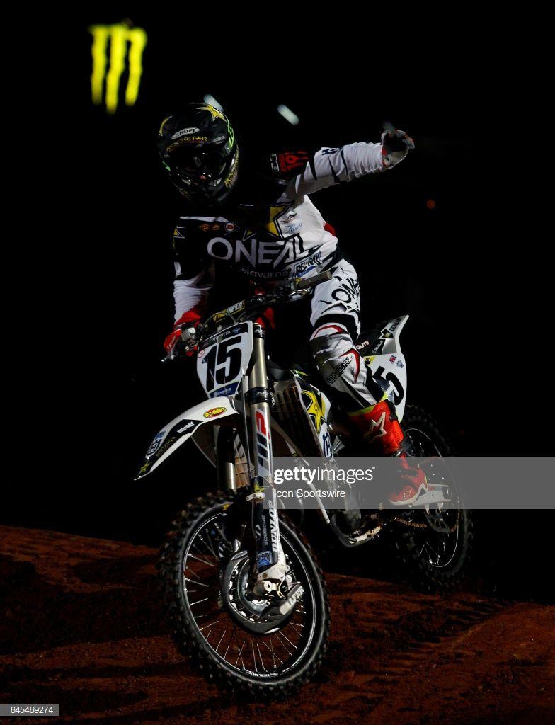 784x1024 Rockstar Energy Husqvarna 450cc rider Dean Wilson waves to