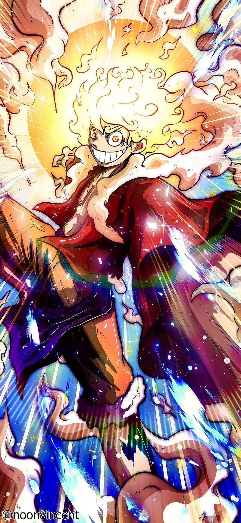 800x1732 375x667px, free download. Luffy Gear 5 fan art that is really worth checking out, Luffy Nika, HD phone wallpaper